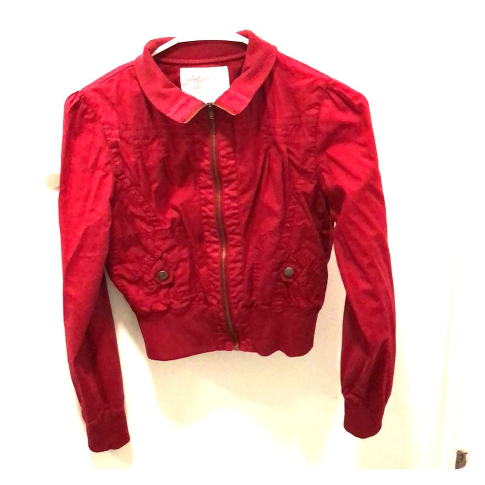 Active Basic Red Jacket - Picture 2 of 4
